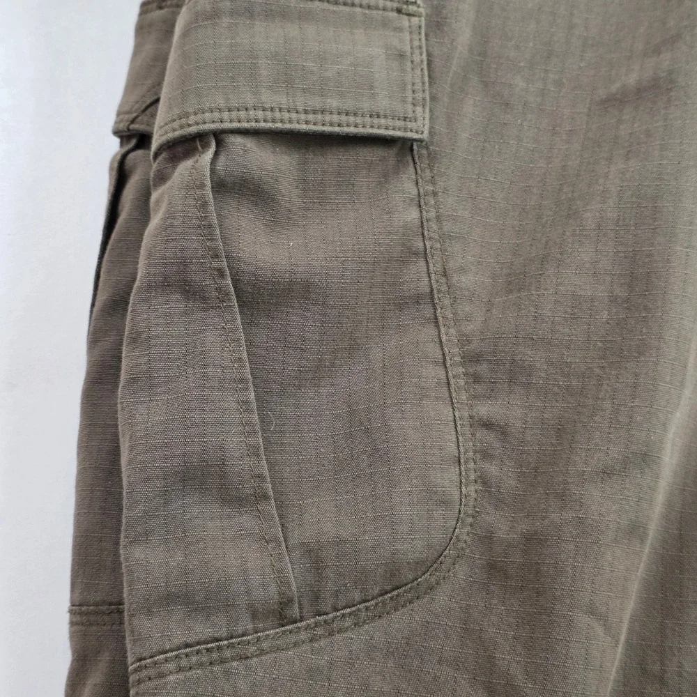 5.11 Tactical Cargo Pants Mens 34x34 Olive Green Ripstop Outdoor Utility Pockets
